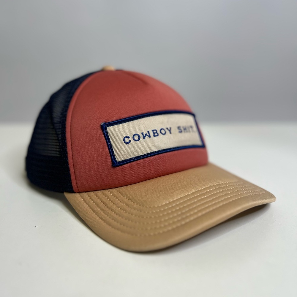 Legacy Hats Cowboy Stuff Cap Red and Tan Trucker - OSFM - Picture 3 of 9
